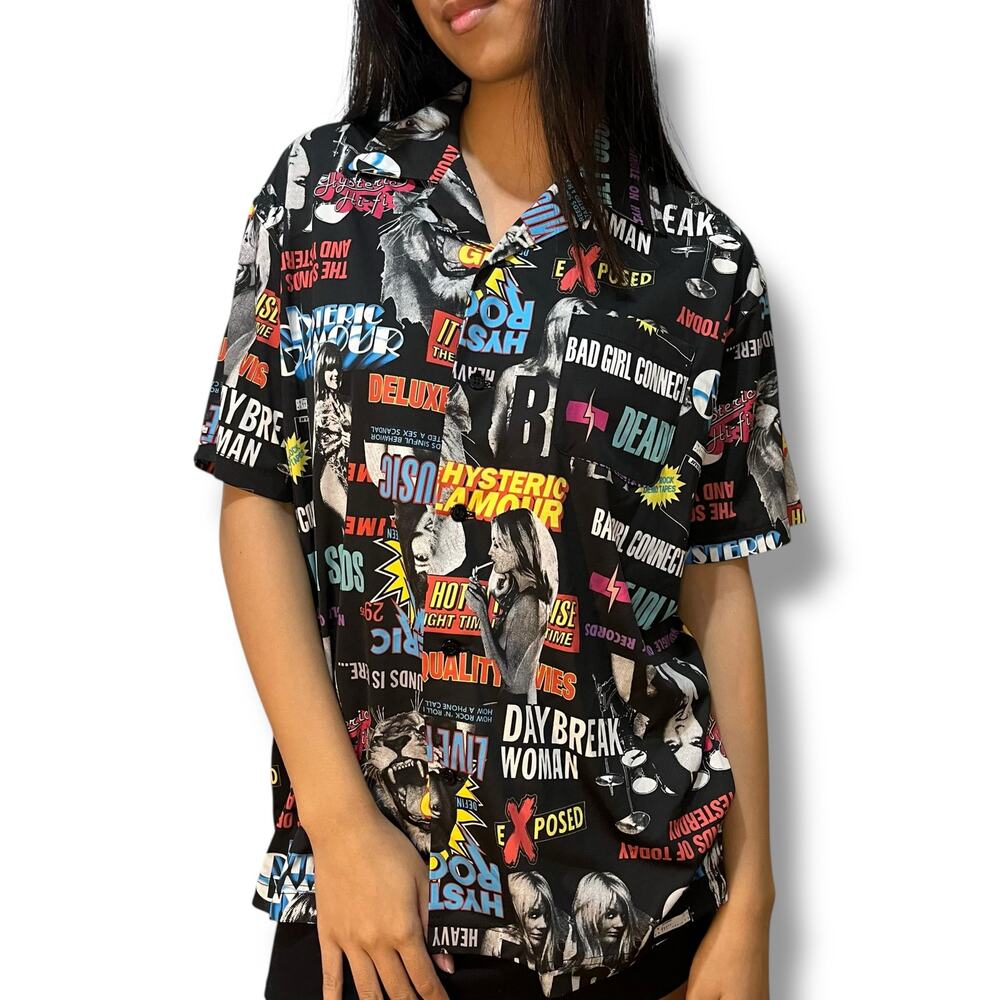 Hysteric Glamour All Over Print Polo